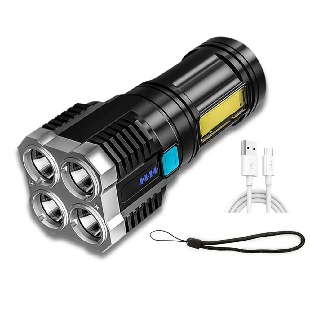 High Power Rechargeable LED Camping Torch