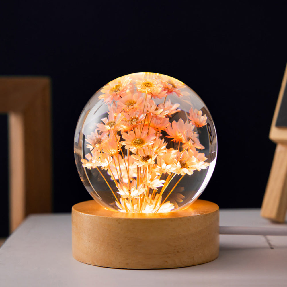 Crysnight Mini Crystal Ball Night Light