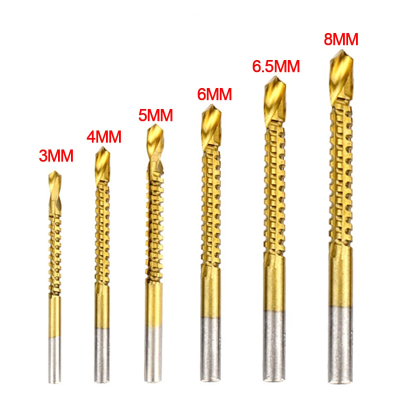 Twist Drill Bit Set Power Tool Accessories(6 Pcs )