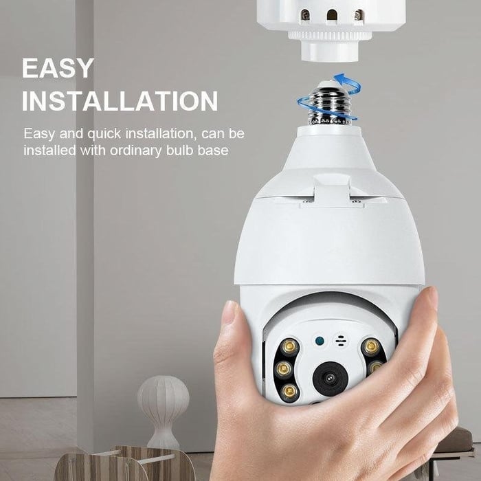 🔥Hot Sale🔥Wireless Wifi Light Bulb Camera Security Camera（50% off）