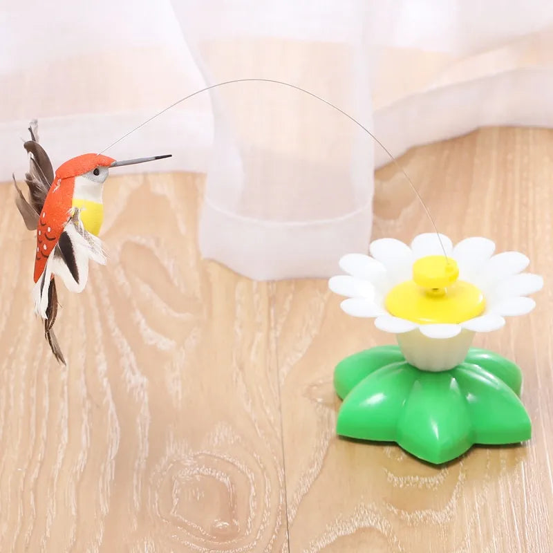 Katifly Automatic Rotating Bird & Butterfly Toy for Cats