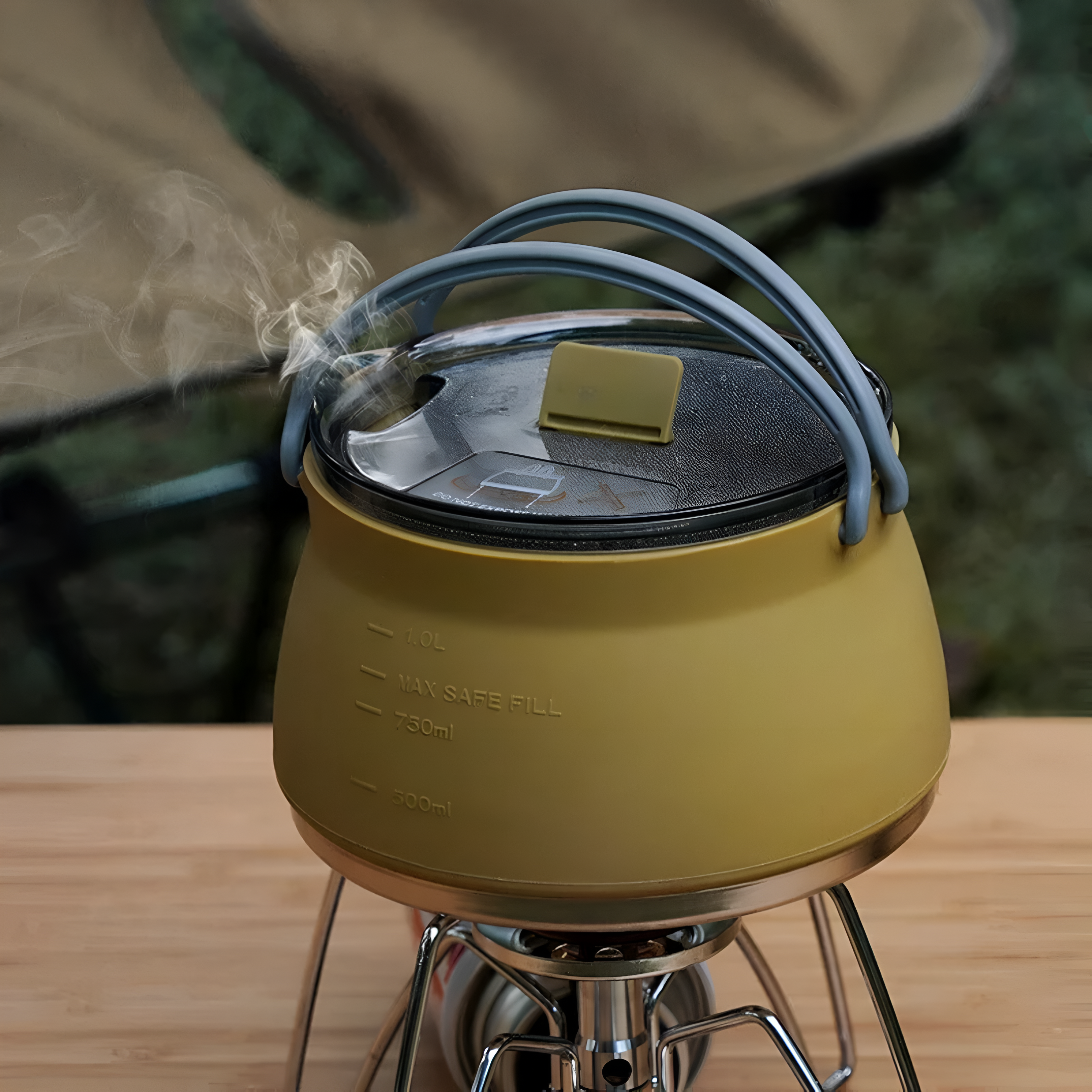 Collapsible Camping Kettle: Compact & Convenient Outdoor Cooking