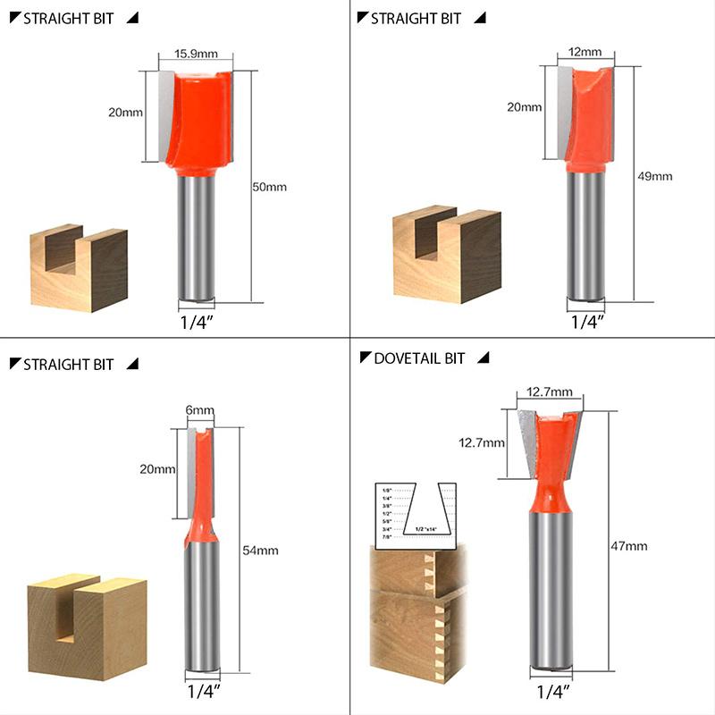 🔥Last Day Sale 50%🔥8mm Router Bit Set