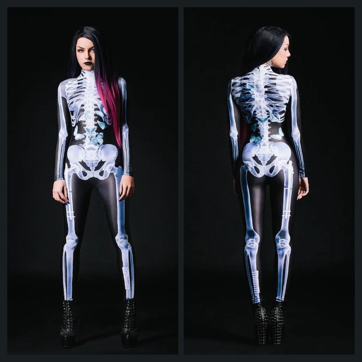 Skeleton Full Bodysuit