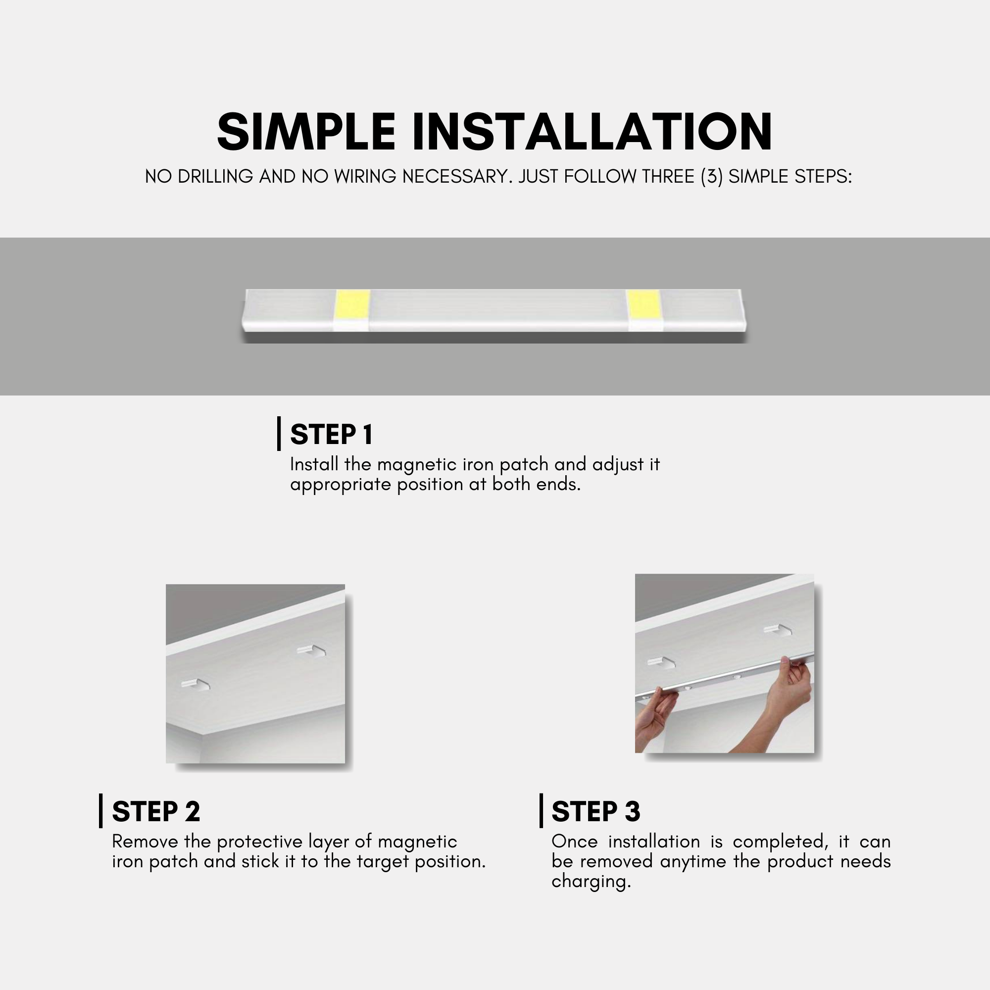 Motion Sensored LED Cabinet Lighting Strips