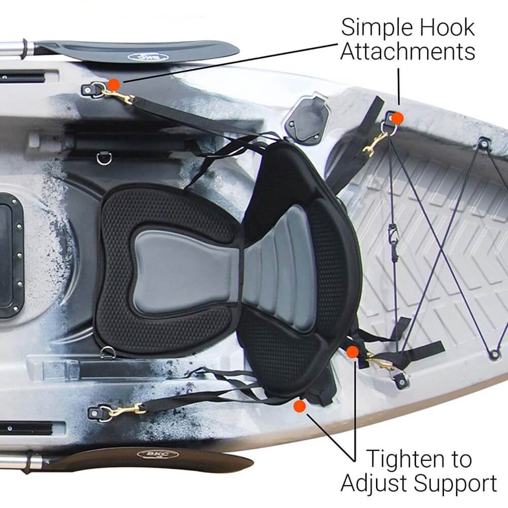 Copy of Lumbar Support Padded Kayak Seat