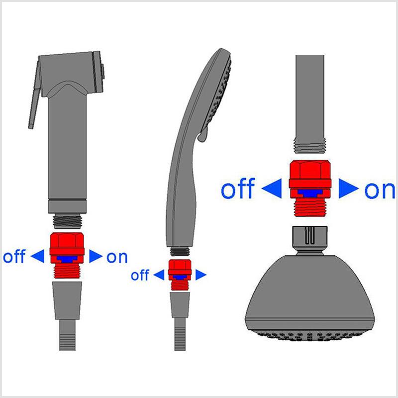 Ceramic Valve Core Straight-Through Valve With Switch