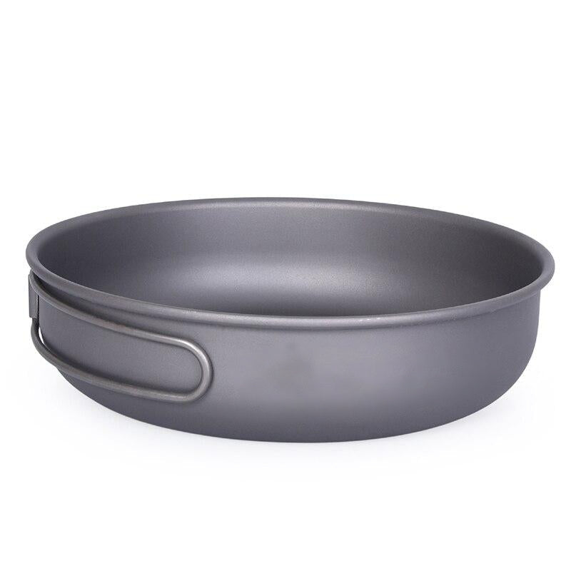 Ultralight Titanium Camping Frying Pan