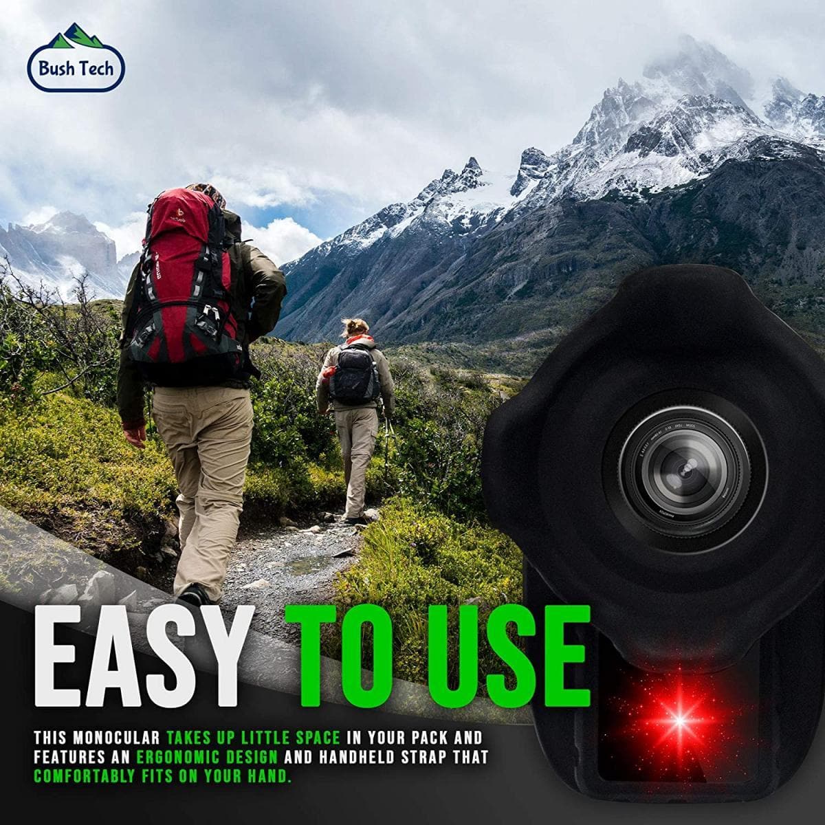 BLACK FRIDAY SALE 50% OFF | Bush Tech Night Vision Monocular