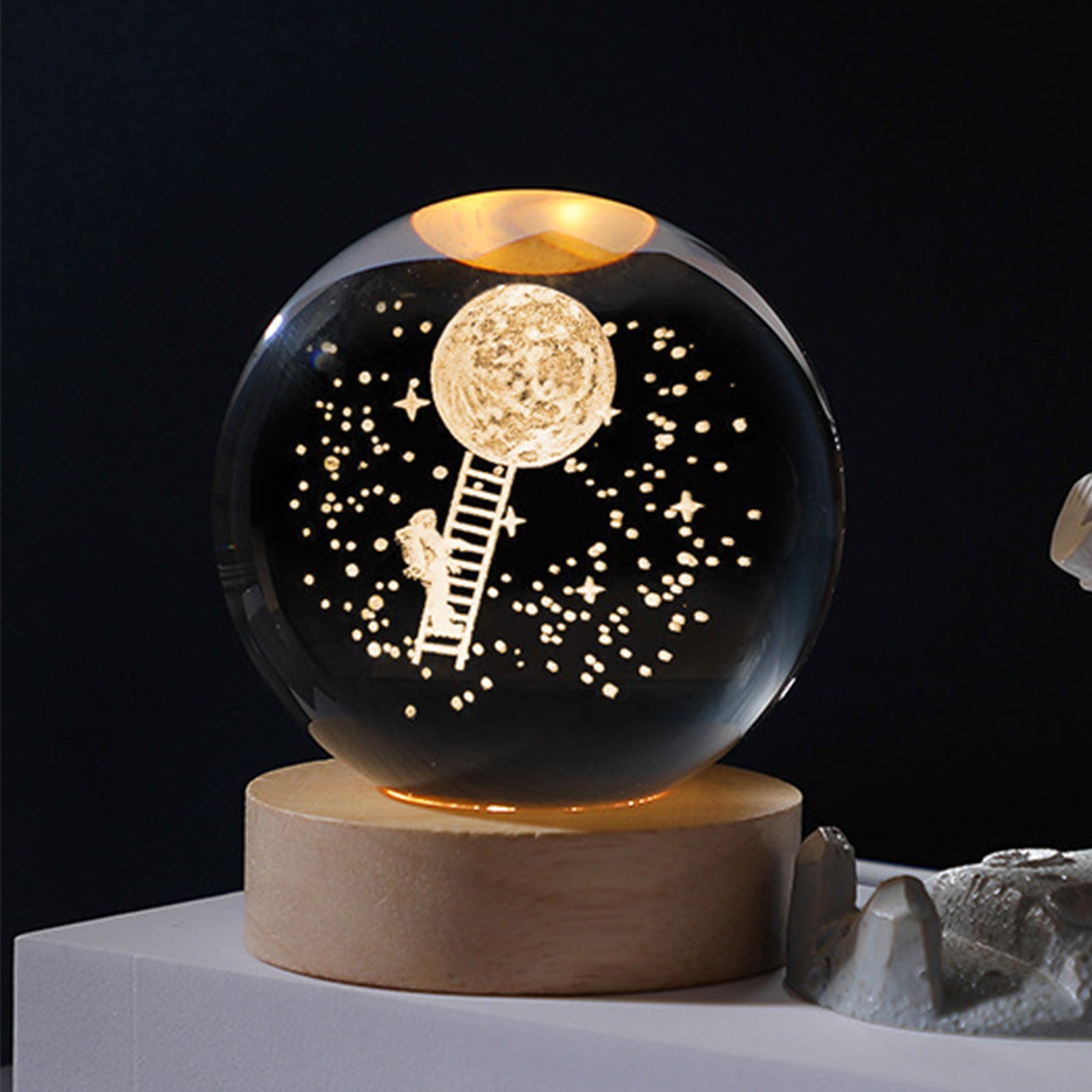 Crysnight Mini Crystal Ball Night Light