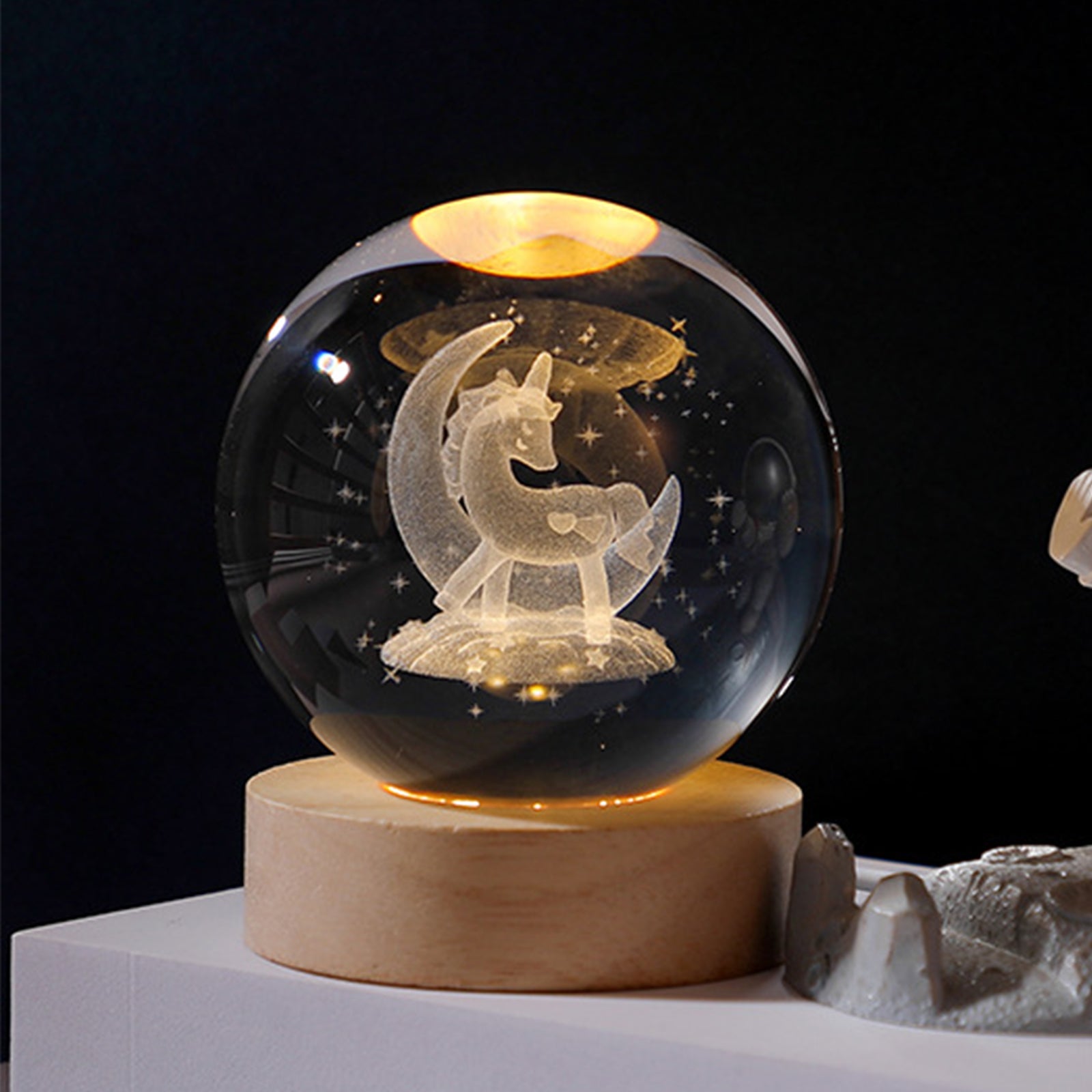 Crysnight Mini Crystal Ball Night Light