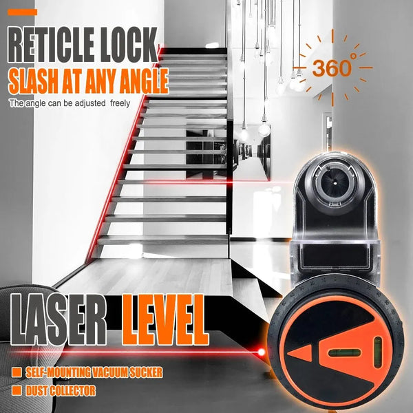 Laser Level Dust-Free Drill Helper