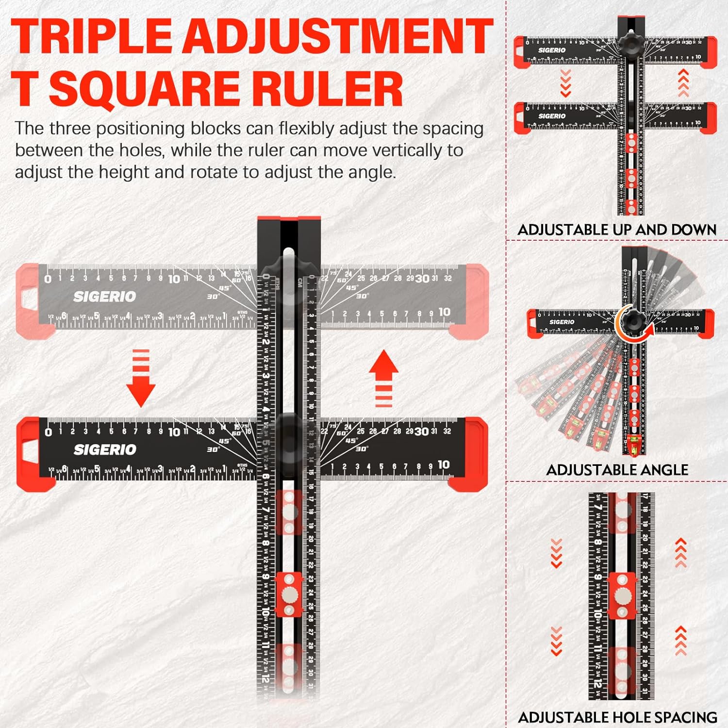 Precision Pro Woodworking Ruler