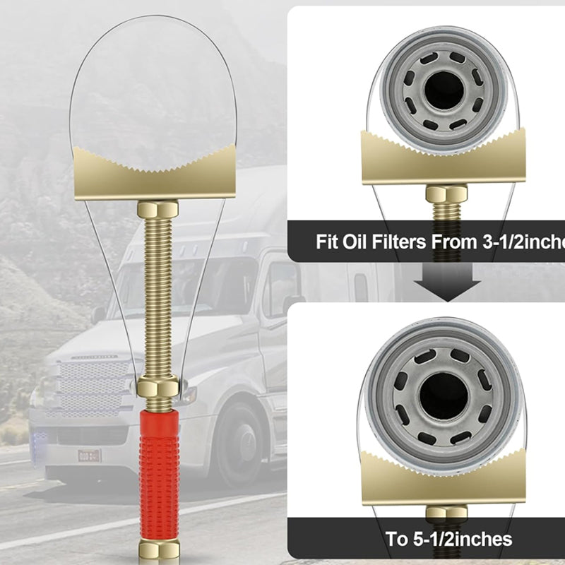 SteelGrip Adjustable Oil Filter Wrench