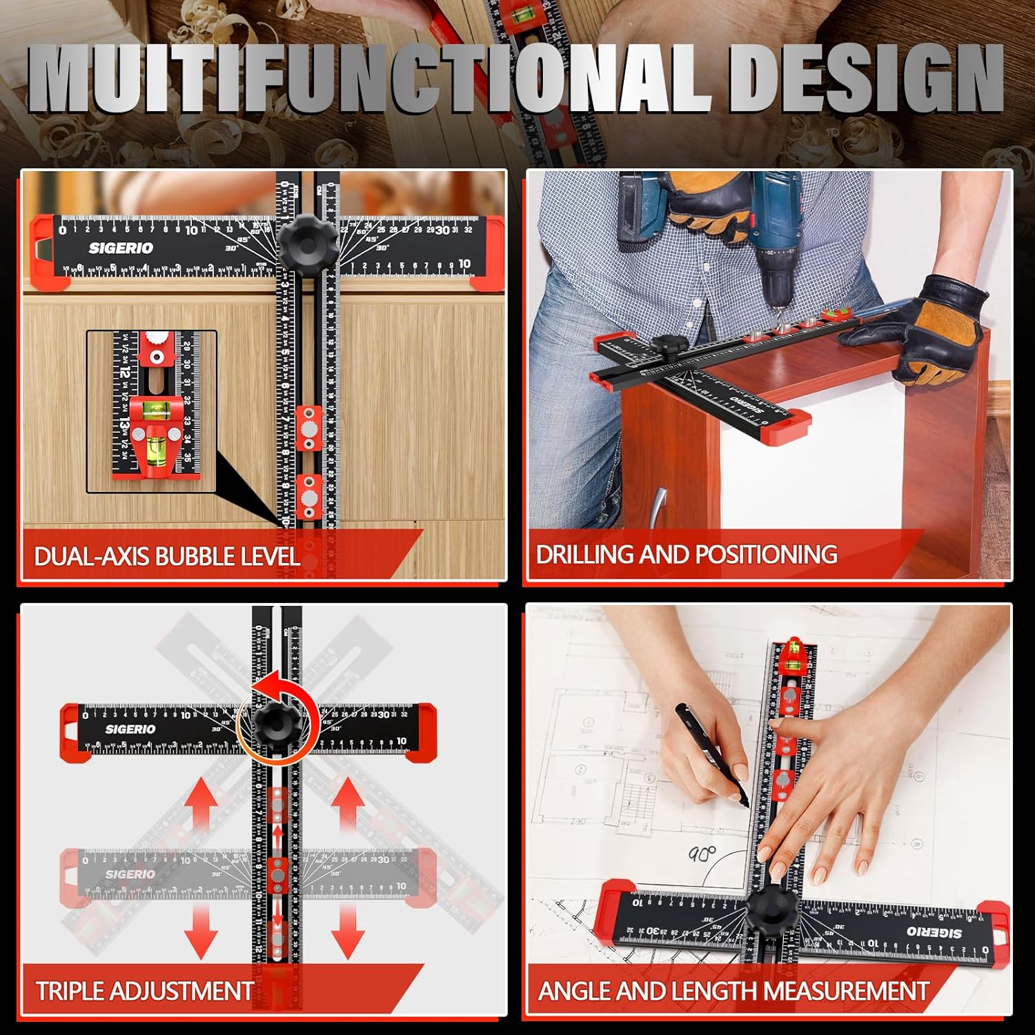 Precision Pro Woodworking Ruler