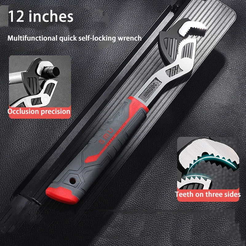 Industrial Grade Multifunctional Self-locking Pipe Wrench Tool