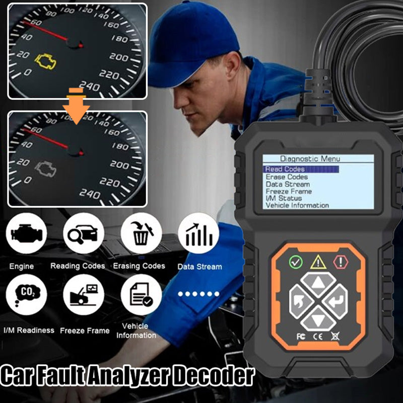 Universal Car Fault Analyzer Decoder