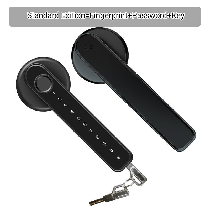 Fingerprint Smart Door Lock Handle With Bluetooth APP Control（49 % OFF）✈Free Shipping