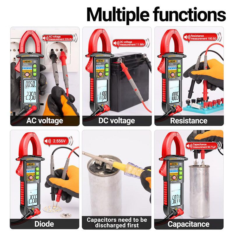 Smart Voice Clamp-type Multimeter Tester