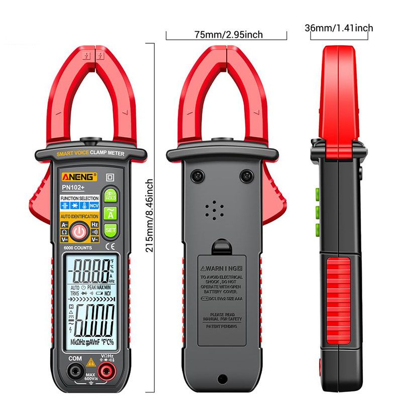 Smart Voice Clamp-type Multimeter Tester