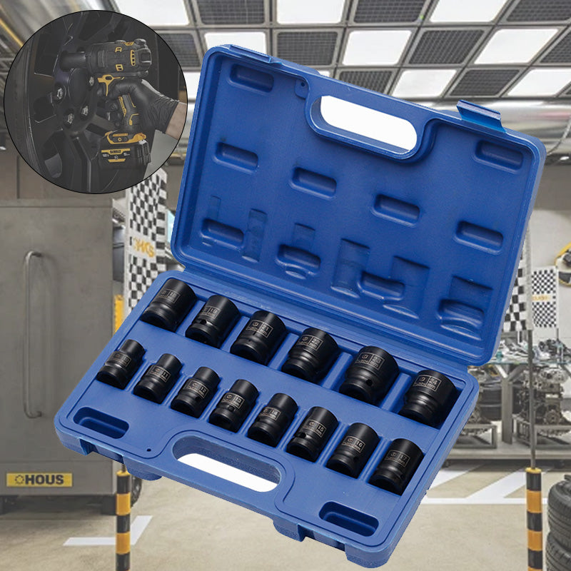 1/2" Hex Short Socket Set with Organizer