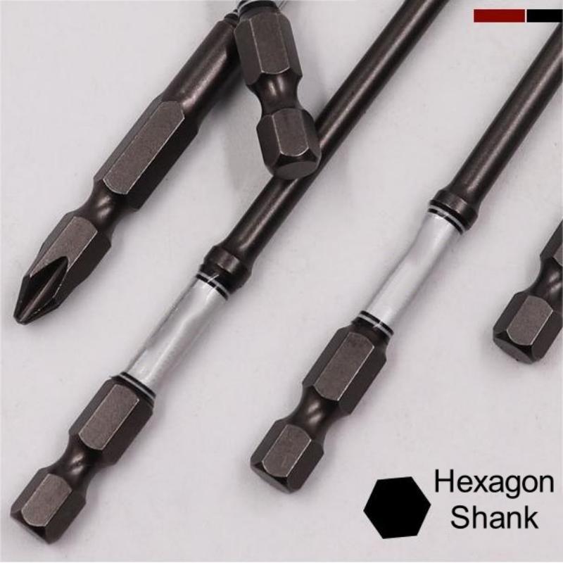 🔥 65mm Single Head Hexagon Shank Screwdriver Bits - 10 PCS Set