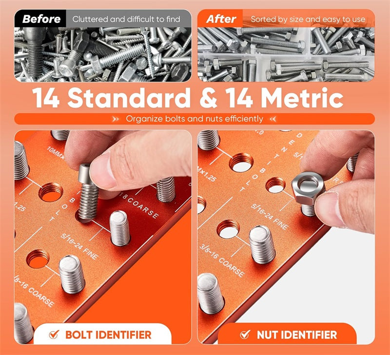 Nut and Bolt Thread Checker