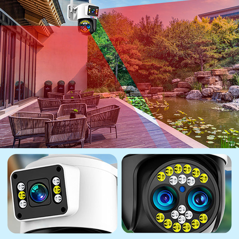 Dual Screen Night Vision HD Surveillance Camera