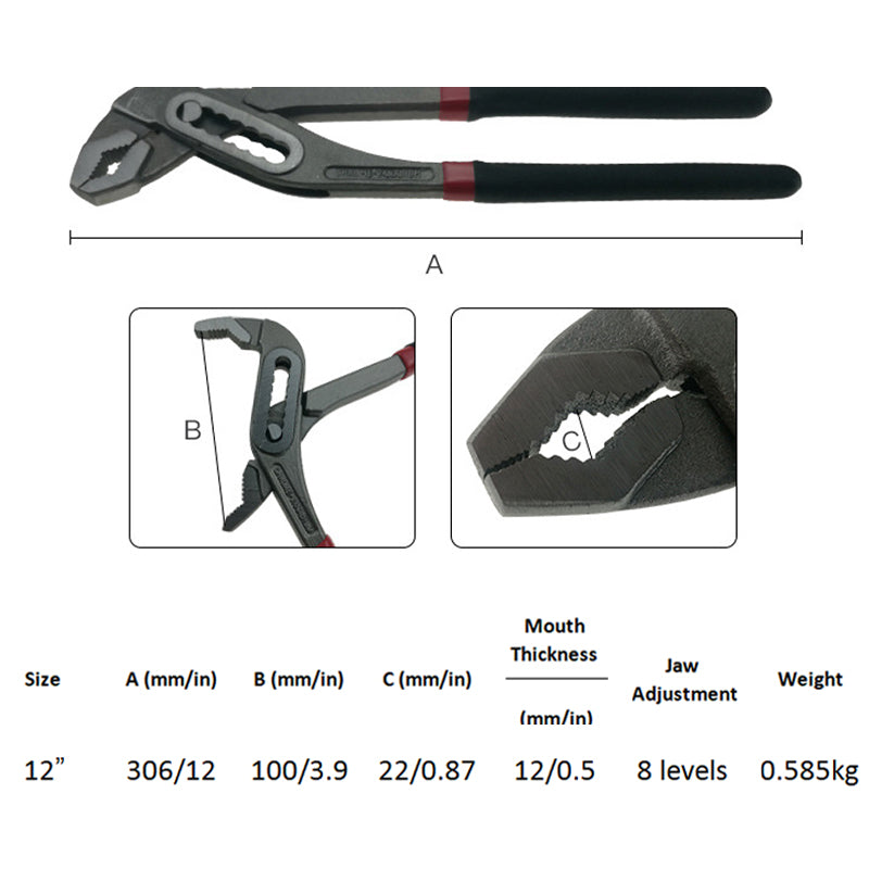 Water Pump Pliers Groove Joint Pliers