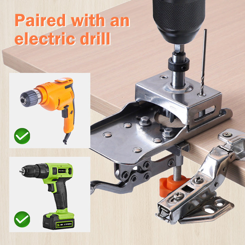 35mm Hinge Drill Locator with Clamp