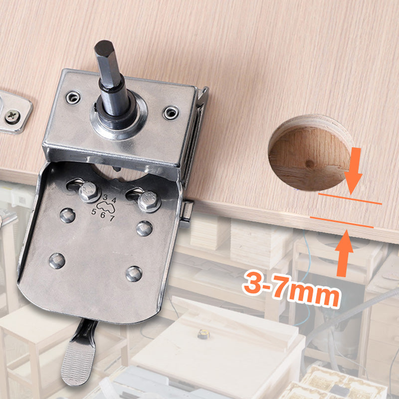 35mm Hinge Drill Locator with Clamp