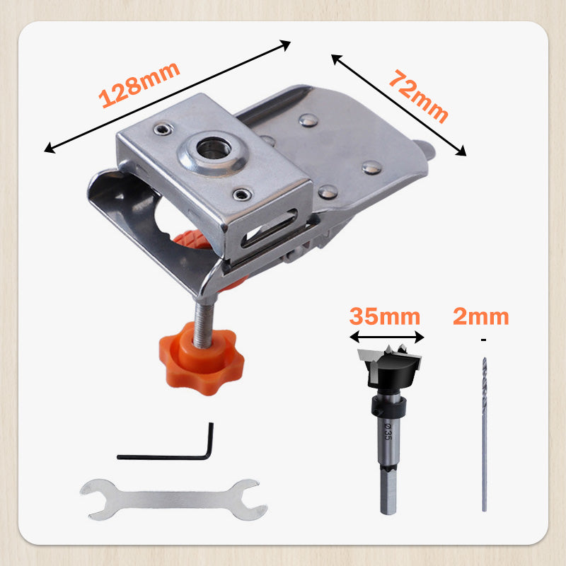 35mm Hinge Drill Locator with Clamp