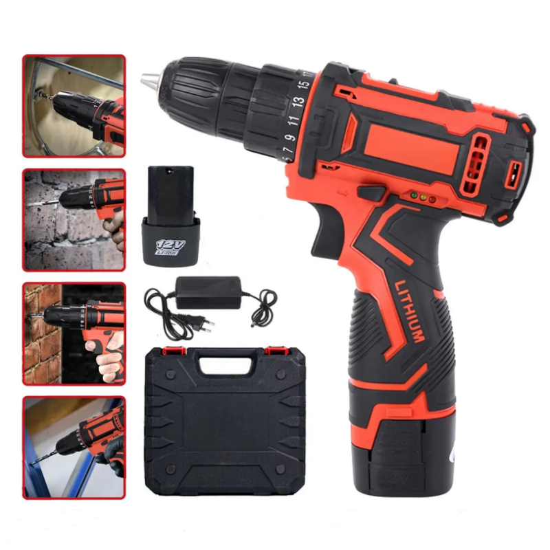 Multipurpose Household Electric Cordless Drill Set