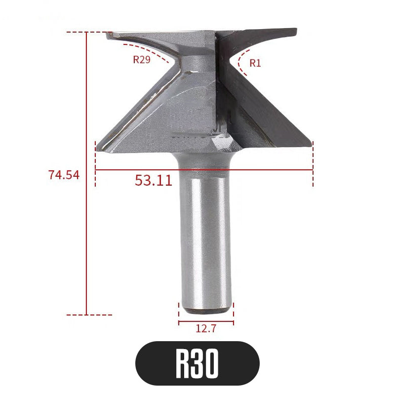 R18/R30 1/2-inch Shank Woodworking Router Bit