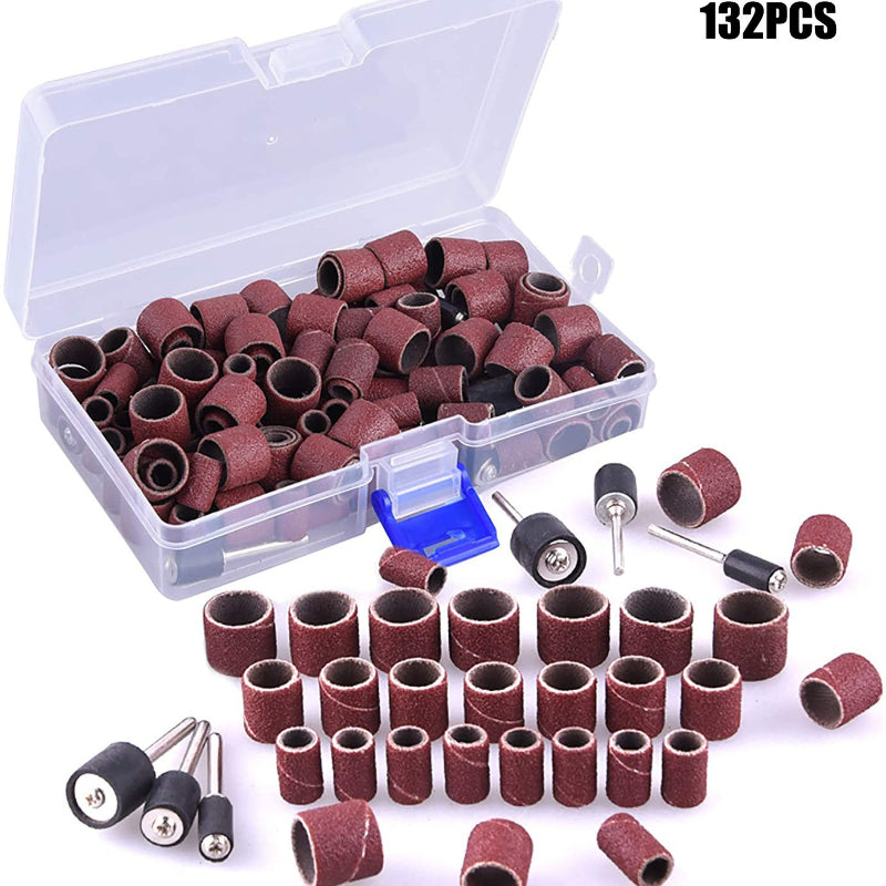 132PCS Sanding Drum Set with Mandrels