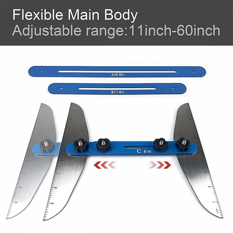 Stair Treads Gauge Template Tool