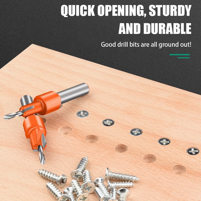 Woodworking Countersink Drill Bit Hole Opener Hole Positioning