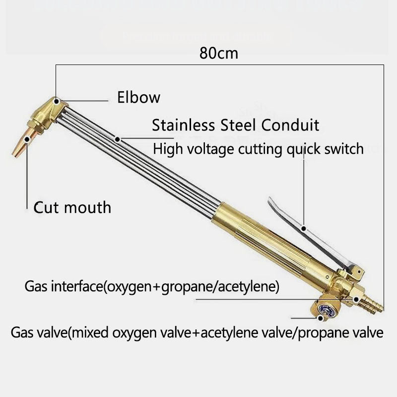 Heavy-duty Isobaric Anti-backfire Three-tube Cutting Torch