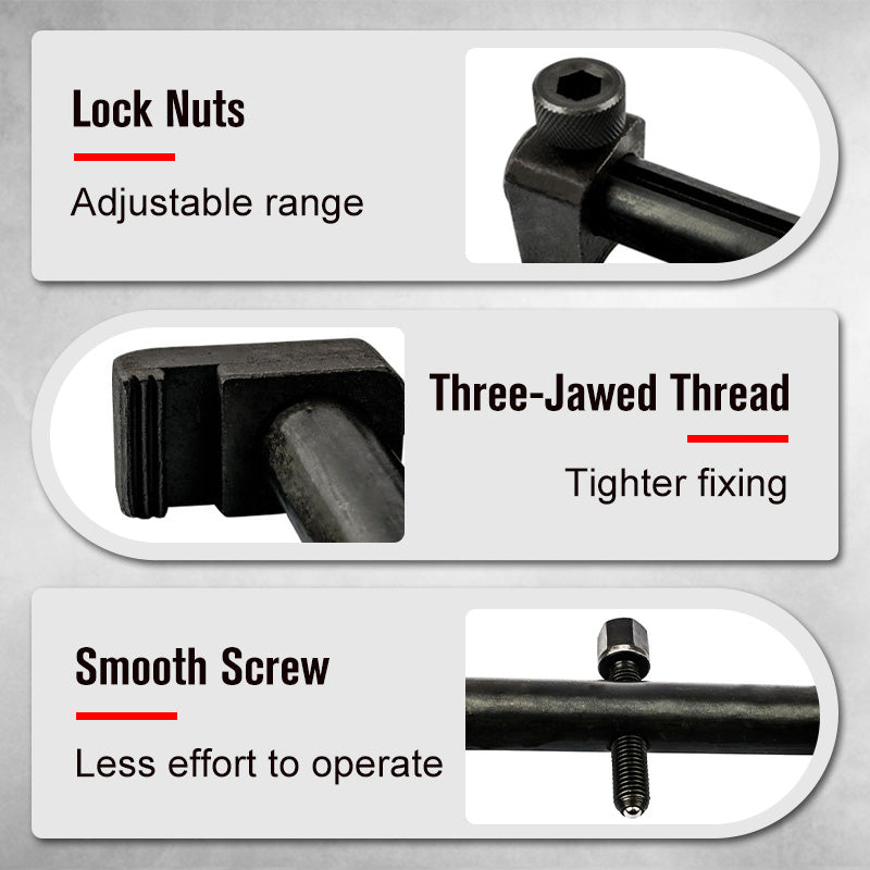 Adjustable Crankshaft Pulley Removal Tool