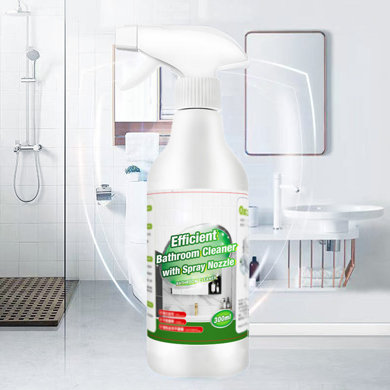 Efficient Bathroom Cleaner with Spray Nozzle