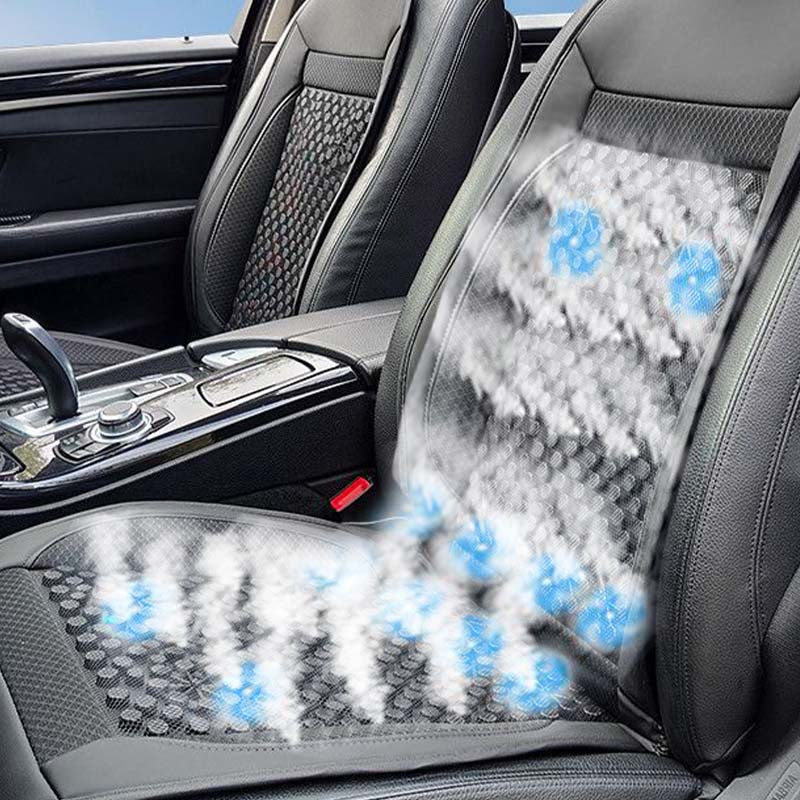 Car Cooling and Ventilated Backrest and Seat Cushion Set