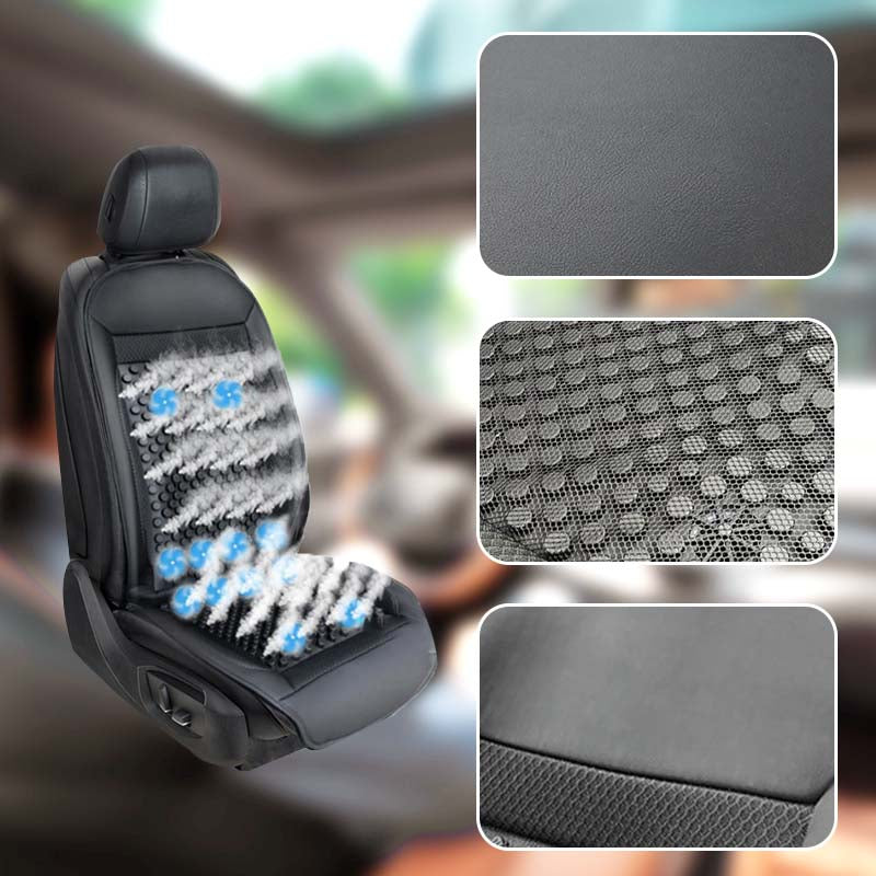 Car Cooling and Ventilated Backrest and Seat Cushion Set