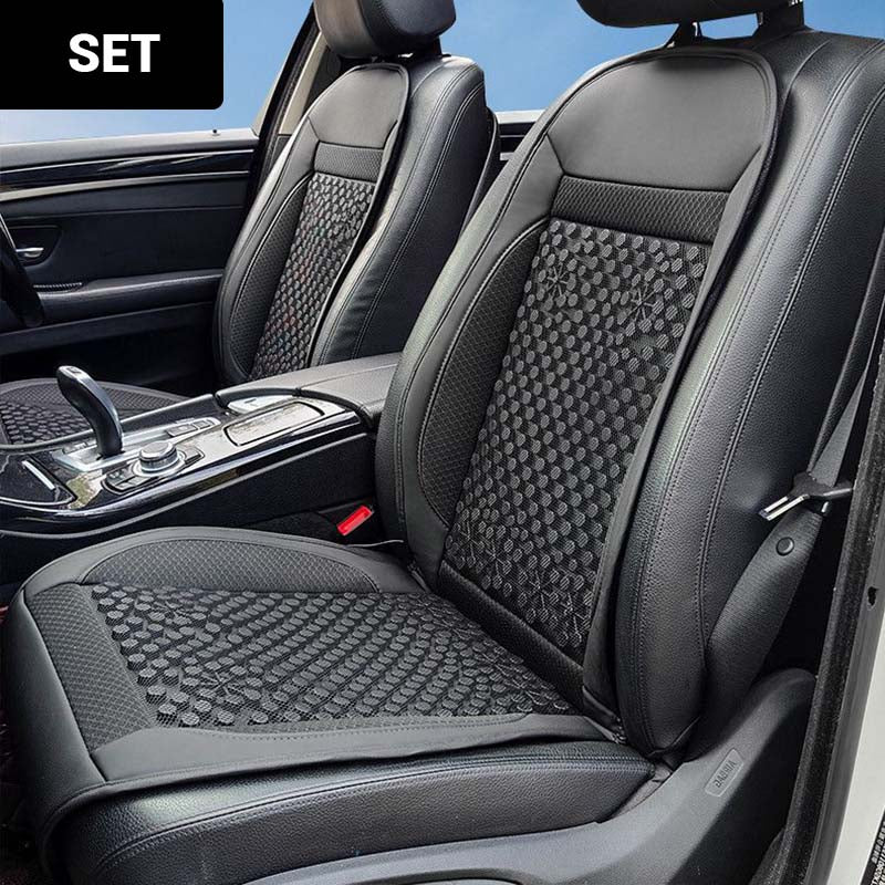 Car Cooling and Ventilated Backrest and Seat Cushion Set