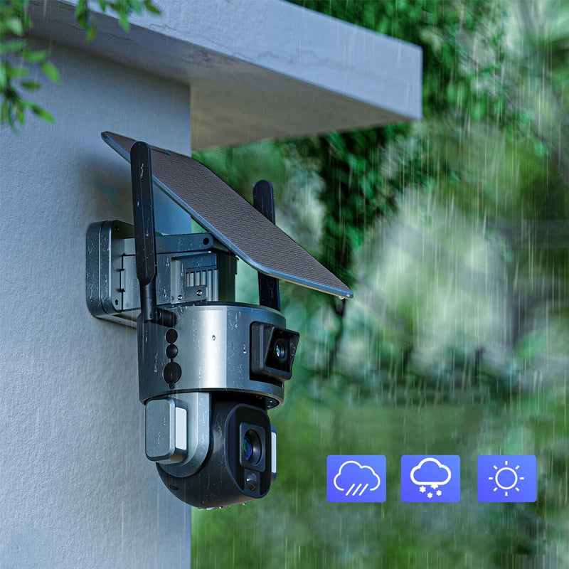 Wireless Solar Zoom Security Camera