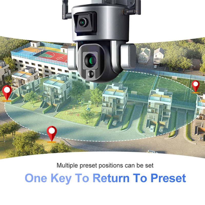 Wireless Solar Zoom Security Camera