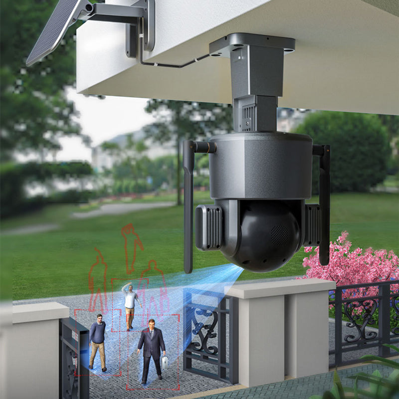 Wireless Solar Zoom Security Camera