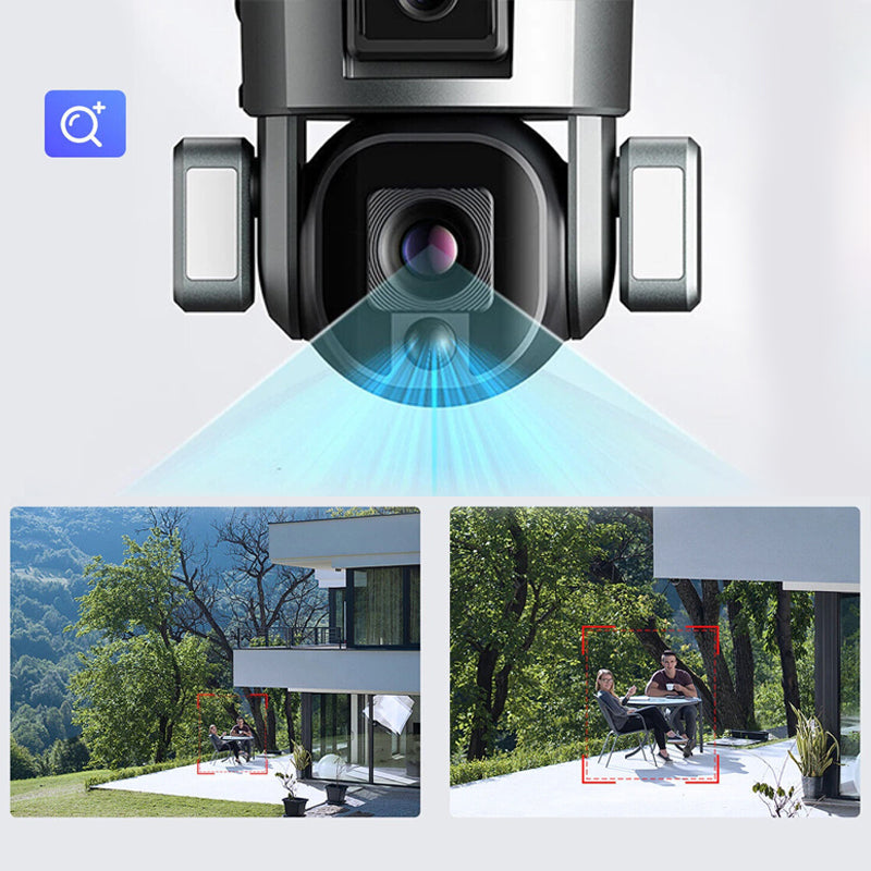 Wireless Solar Zoom Security Camera