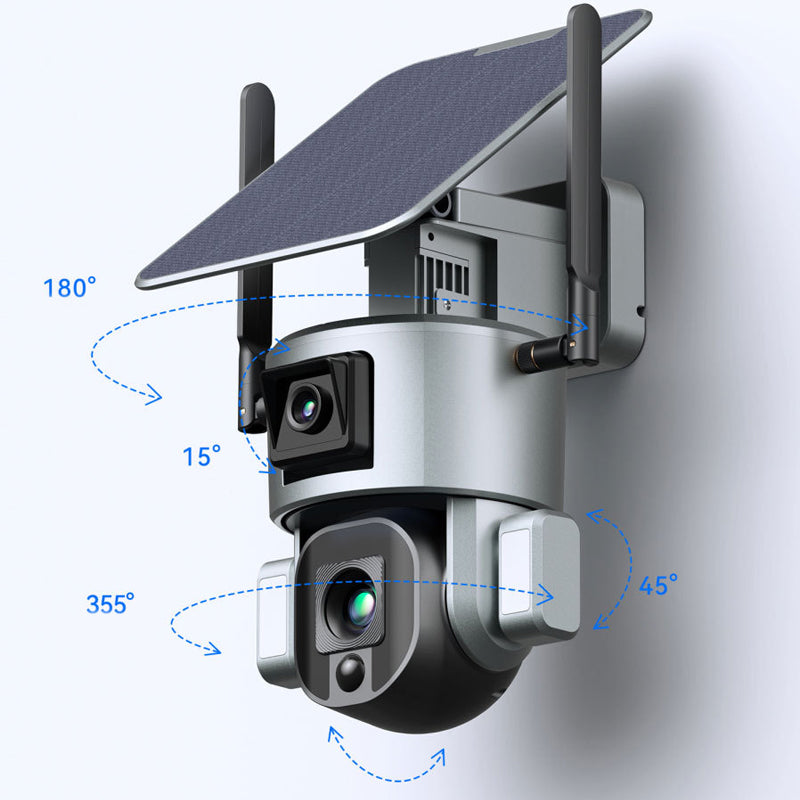 Wireless Solar Zoom Security Camera