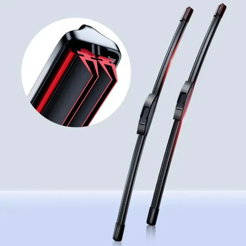 Silent Four-Layer Rubber Strip Windshield Wipers for Car