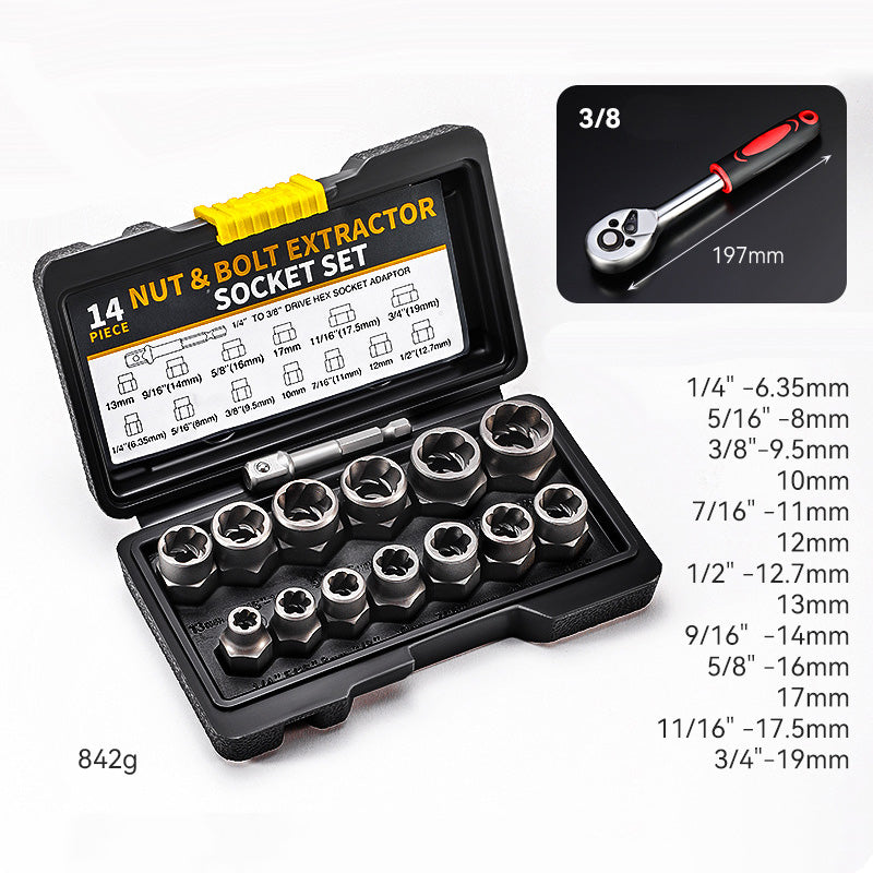 Damaged Screw and Bolt Extractor Set（50%OFF）